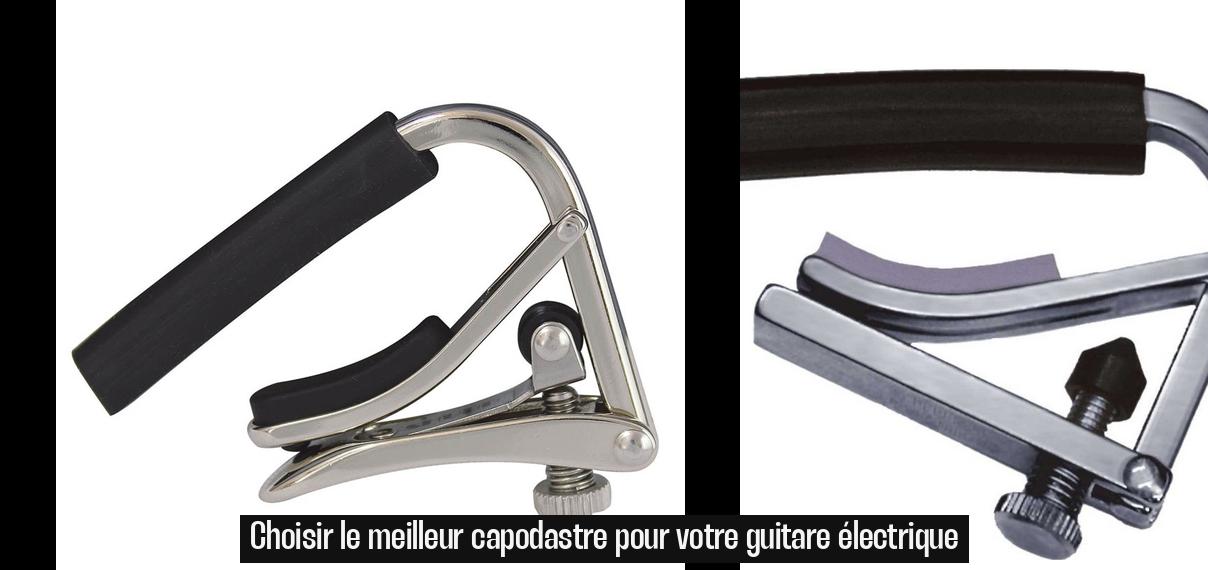 Capodastre Quesuc Pour Guitare Acoustique & Ukulélé | Plastique Robuste, Blanc, 9x7.5 Cm
